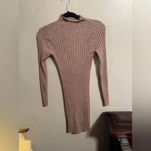 Large dress fits like medium. Light brown super soft material bought off SHEIN.